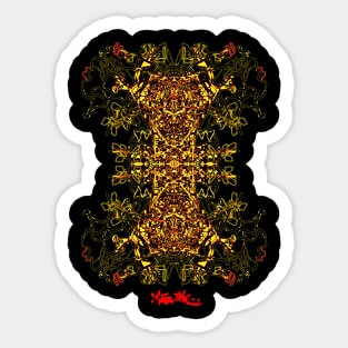 MetaRagz color42 psychedelic fantasy Sticker